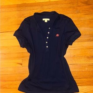 Aeropostale Navy Polo Shirt with Red Logo